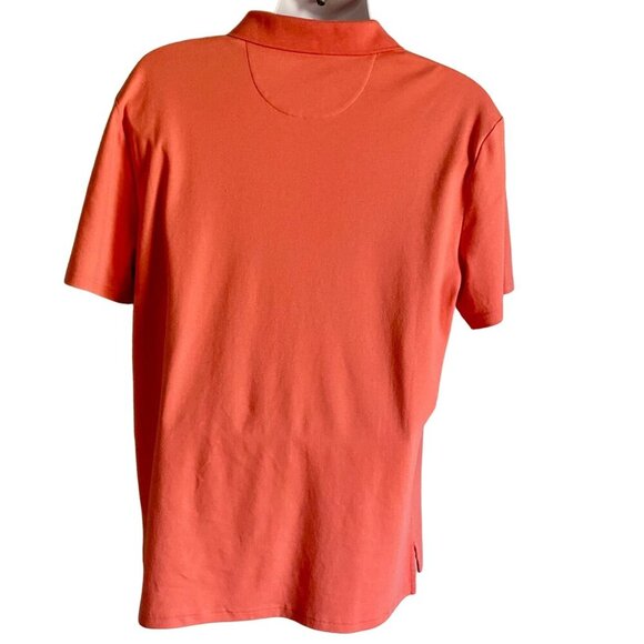 Tackle & Tides Orange Short Sleeve Polo Shirt Men's Large - Picture 7 of 10